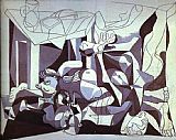 Pablo Picasso Th Charnel House painting